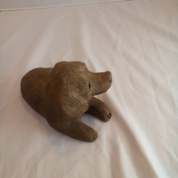 Dog Figure Concrete Cement Mold Small Garden Decor 6" x 3.5" - Picture 6 of 14